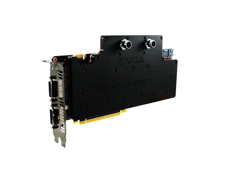 Vízhűtéssel szerelt GeForce GTX 295 az EVGA-tól