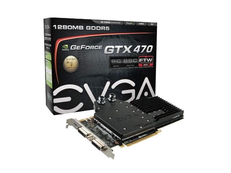 Vízhűtéssel szerelt GTX 400-as gyorsítók az EVGA kínálatában