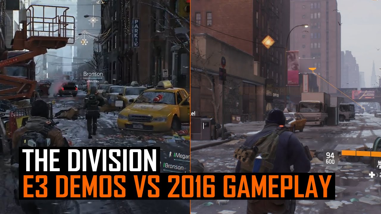 Watch Dogs-fóbia: hasonlítsd össze a The Division E3-as és aktuális felvételeit!