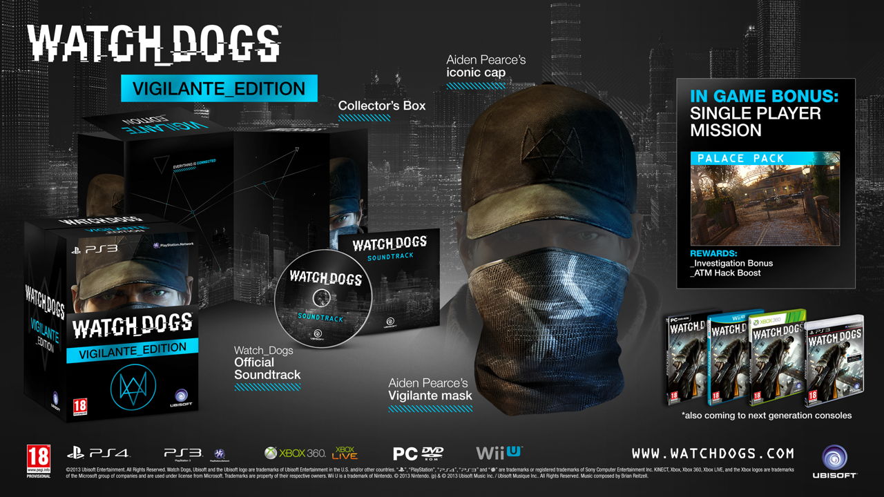Watch Dogs: unboxing videón a Vigilante Edition tartalma