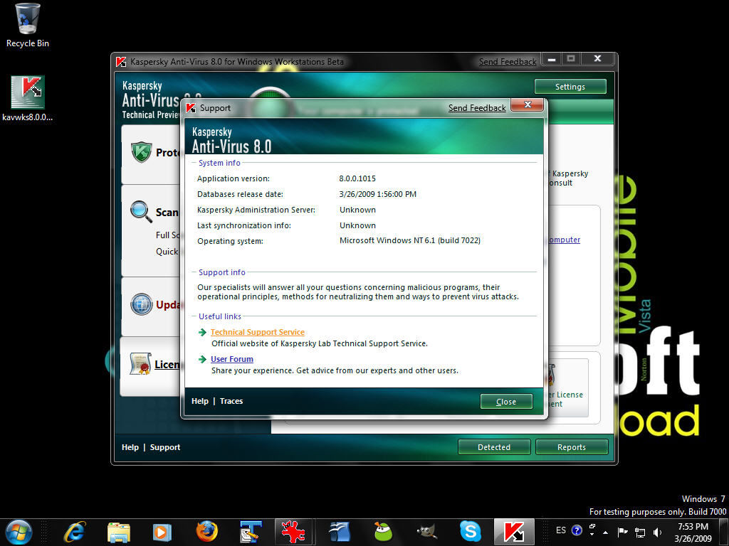 Windows 7-en tesztelték a vírusírtókat