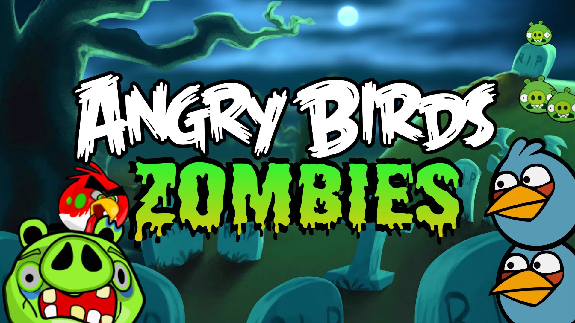 Zombicocák ijesztgetik Halloween alkalmából az Angry Birds Friends és a Bad Piggies játékosait