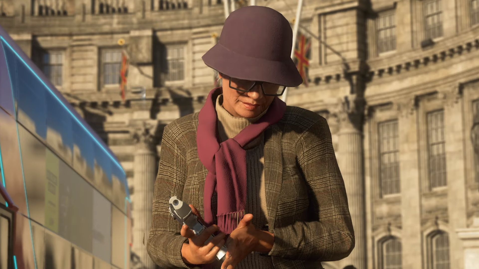 Zseniális cosplayt villantott Kirsten Ria a Watch Dogs Legion kemény nagymamájáról