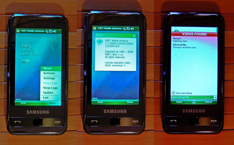 NOD32 vírusirtó mobiltelefonokra