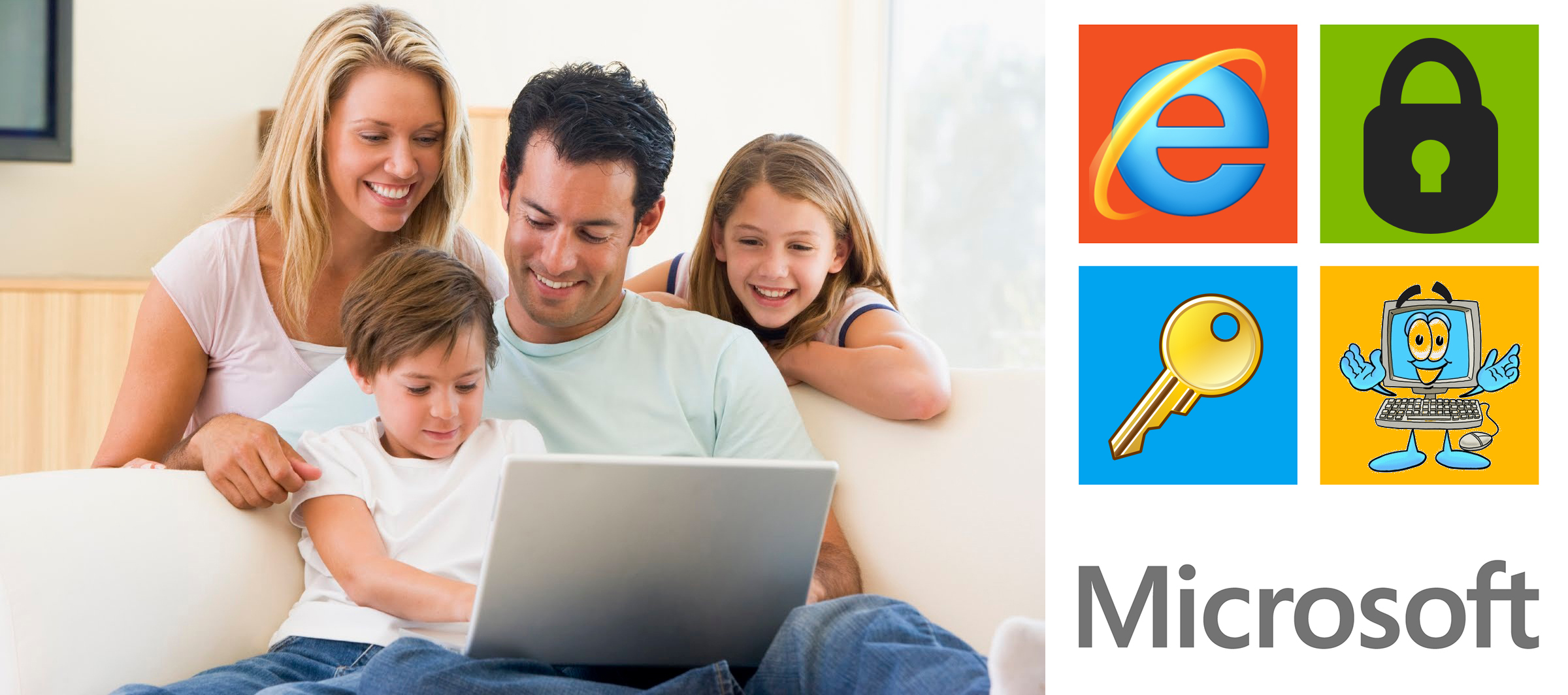 A család és a gép védelme Windowsban: Családbiztonság