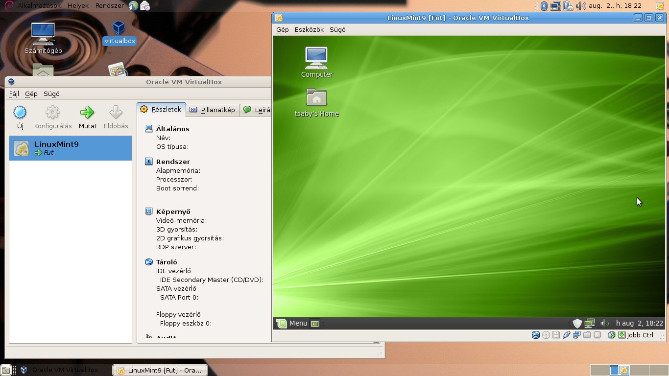 VirtualBox 2. rész