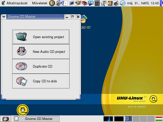 CD és DVD írás, kódolás Linux alatt